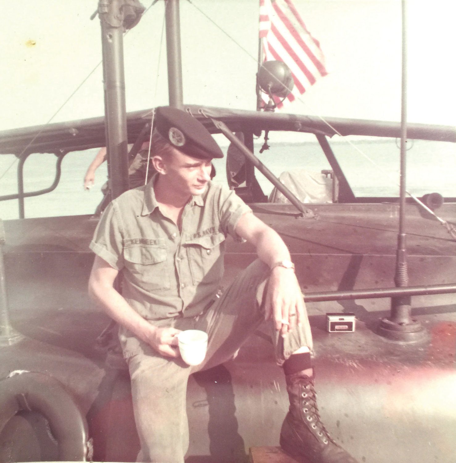 Veteran Jim Kenbeek was a River Rat in Vietnam.